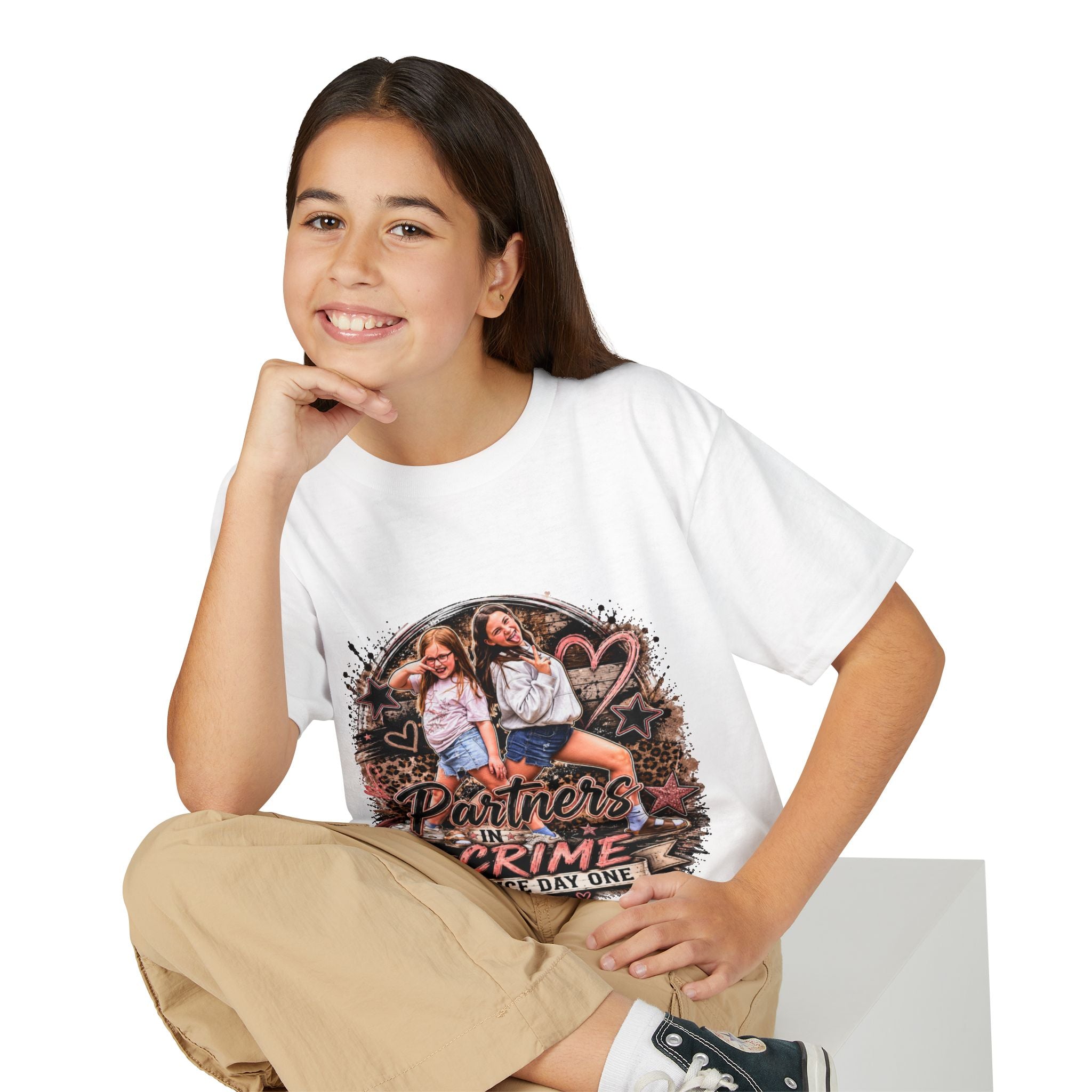 "Partners in Crime Since Day One" Best Friend Tee – Youth T-Shirt