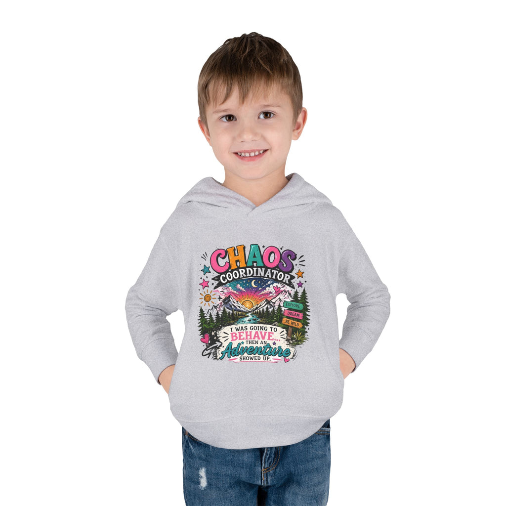 Chaos Coordinator Toddler Pullover Fleece Hoodie