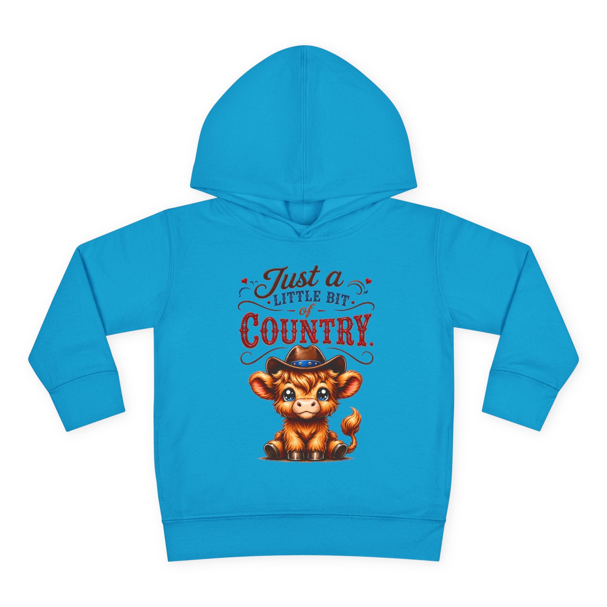 Just a Little Bit of Country Toddler Pullover Fleece Hoodie