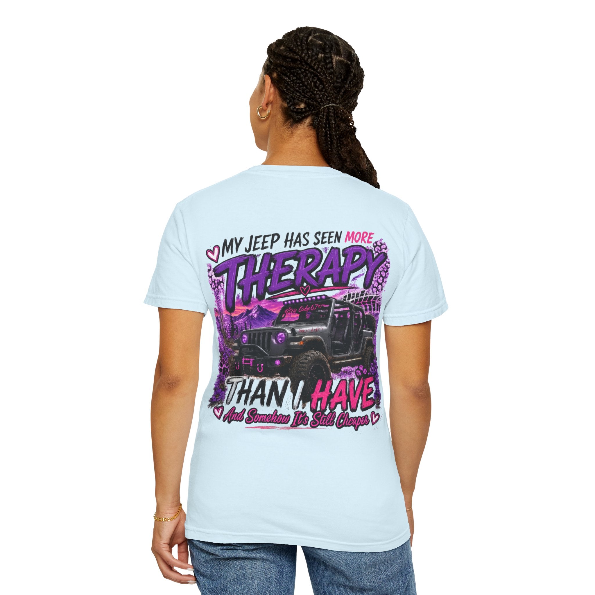 Jeep Therapy T‑Shirt — My Jeep Has Seen More Therapy Than I Have Graphic Tee