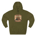 American Fluff Highland Cow Three-Panel Fleece Hoodie