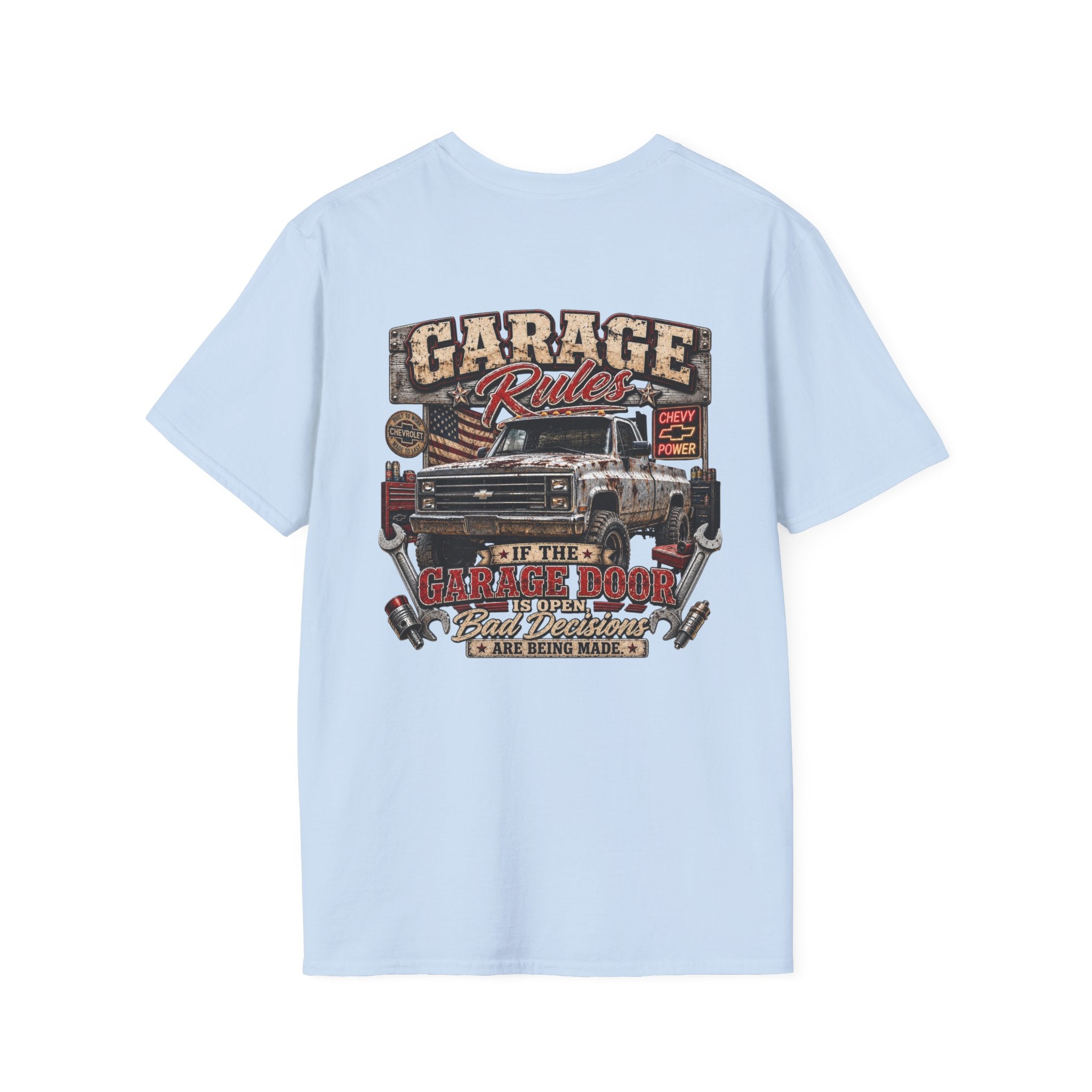 Garage Rules - Chevrolet K30 Vintage Badge T-Shirt