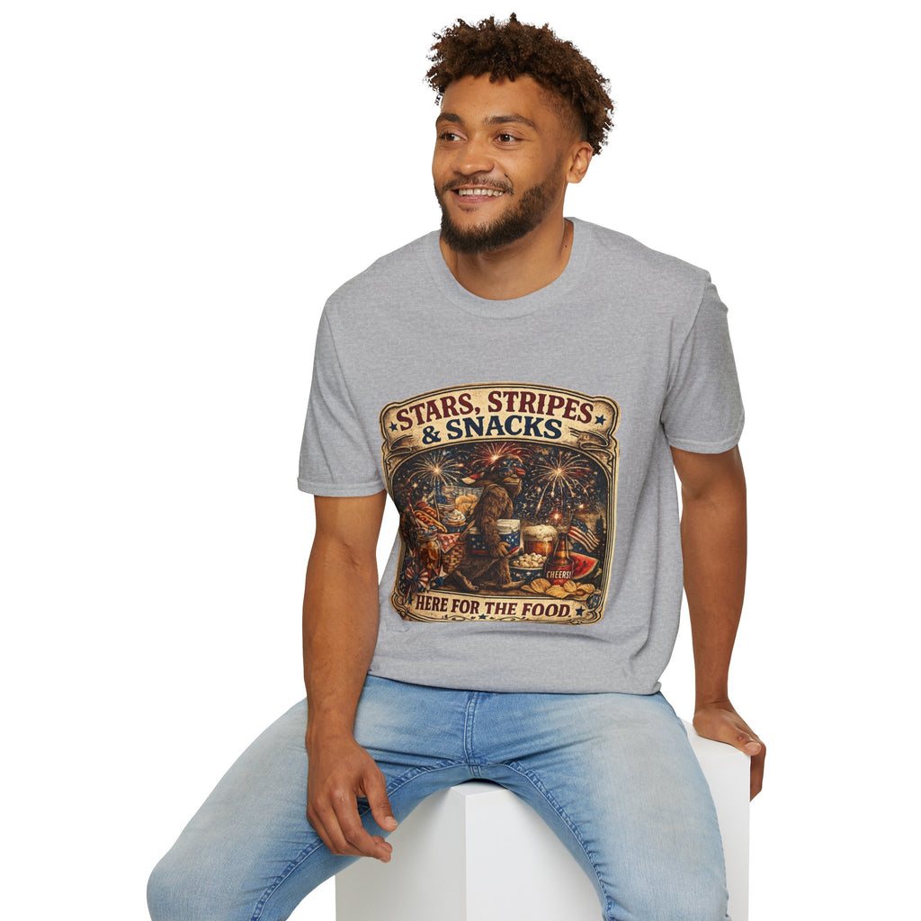 Patriotic 'Stars, Stripes & Snacks' T-Shirt