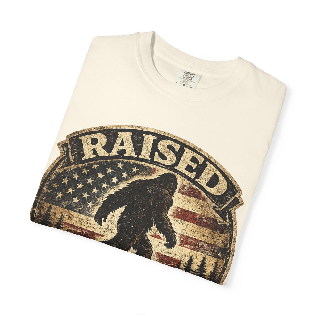 Raised Wild Bigfoot T-shirt