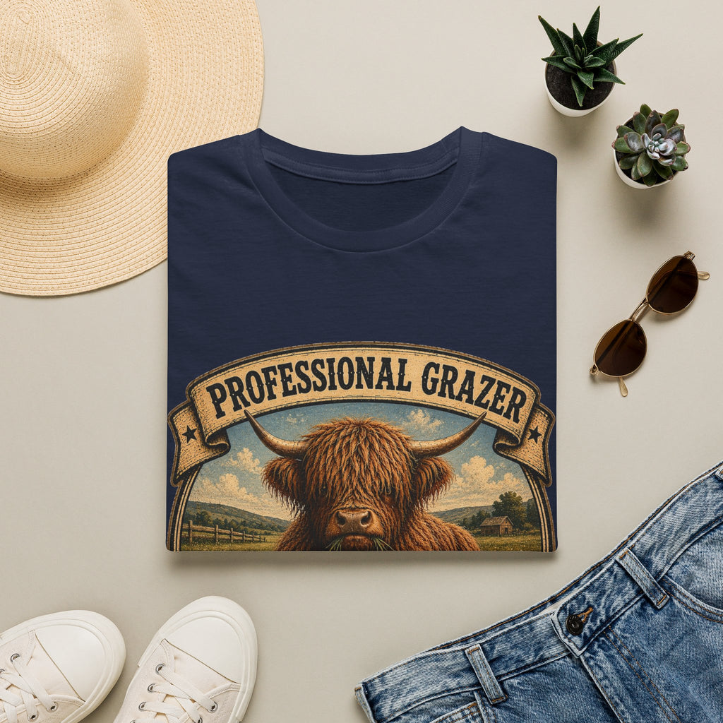 Before and After Coffee Highland Cow Unisex Softstyle T-Shirt