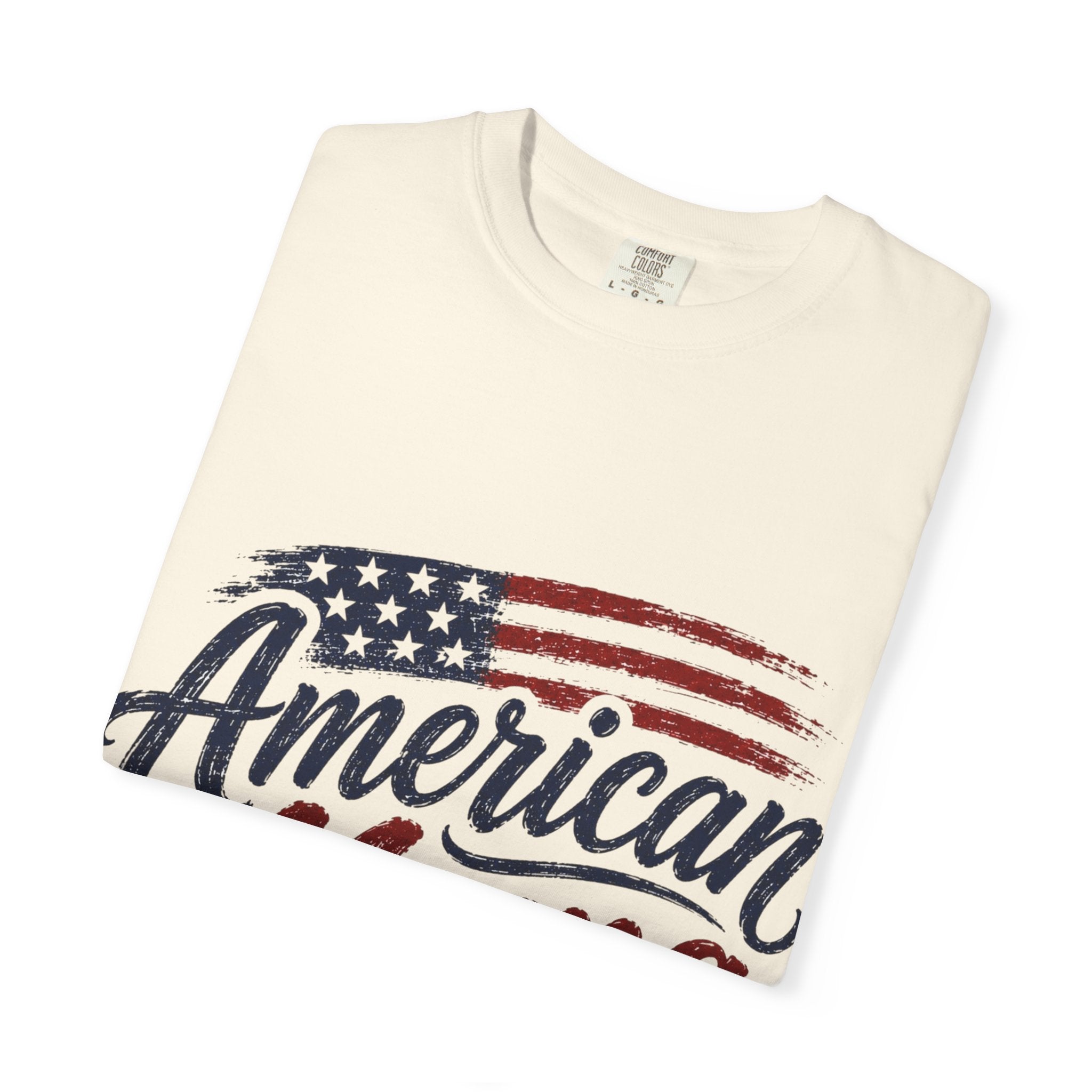 American Mama T-Shirt — Patriotic Flag Mom Tee for Mother’s Day & 4th of July