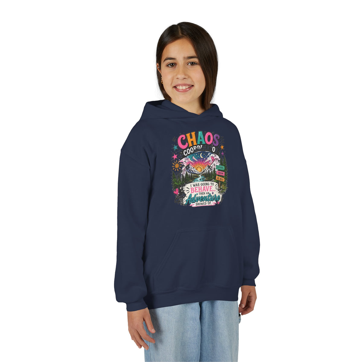 Chaos Coordinator Youth Heavy Blend Hooded Sweatshirt