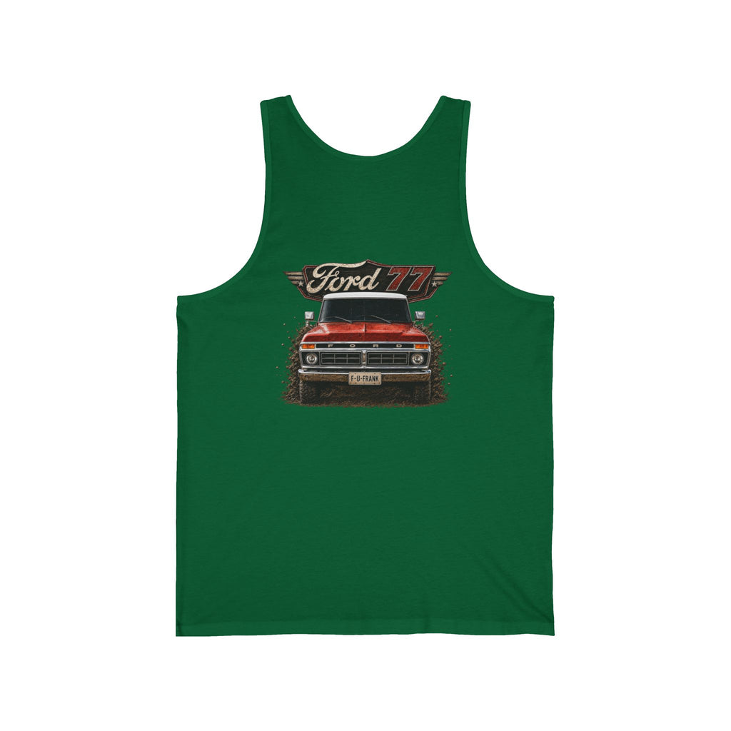 Ford 77 Vintage Truck Tank Top — Retro Pickup Truck Graphic Vest