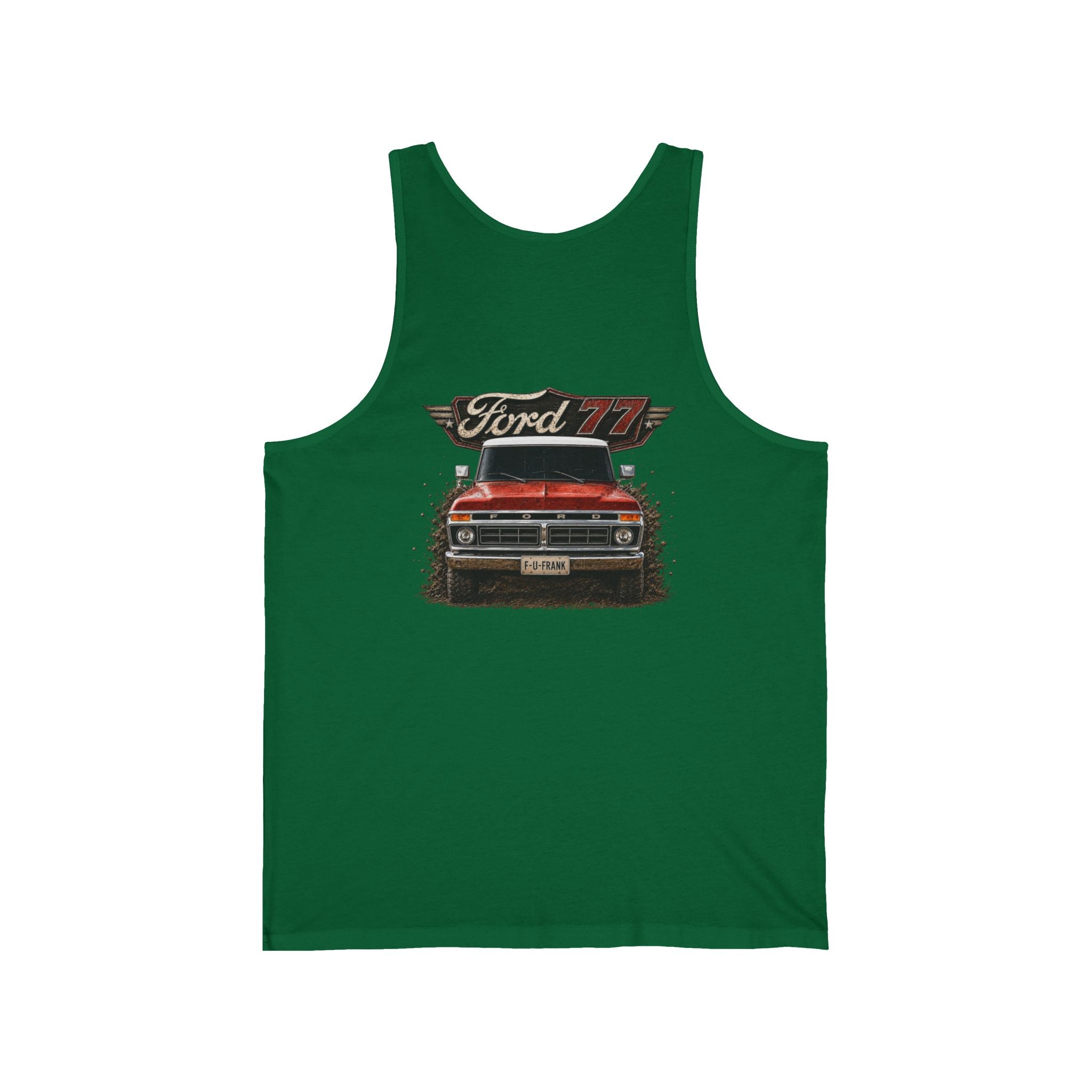 Ford 77 Vintage Truck Tank Top — Retro Pickup Truck Graphic Vest
