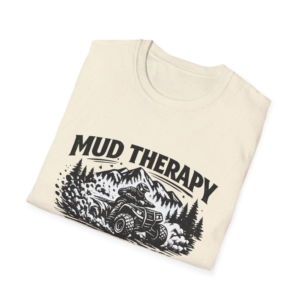 Mud Therapy T-Shirt — Off‑Road ATV Dirt Riding Graphic Tee