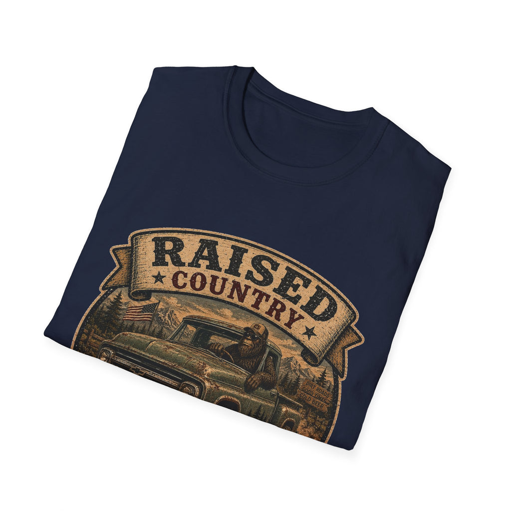 Raised Country T-Shirt — "Too Country for City Problems" Vintage Truck Tee