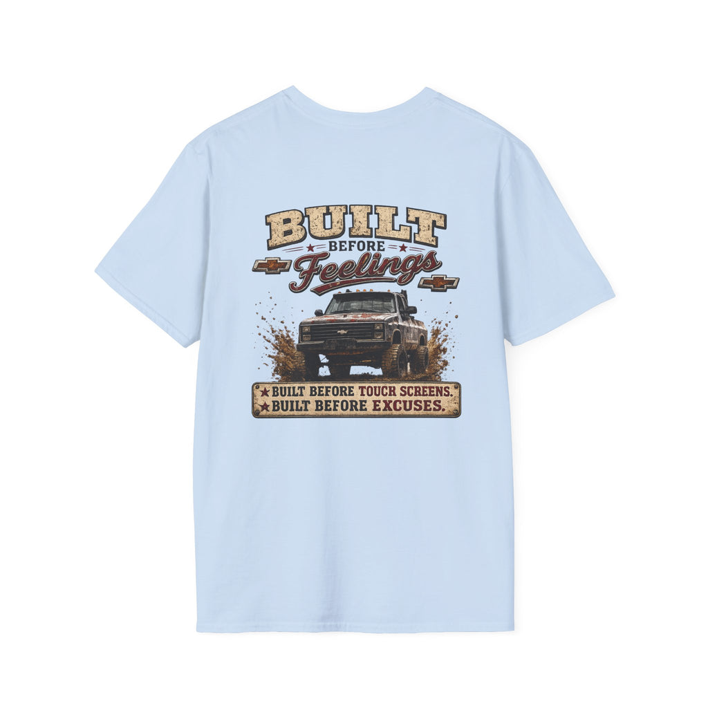 Vintage 'Built Not Bought' Chest Logo T-Shirt