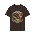 Sasquatch 'Hide & Seek' Graphic T-Shirt — Vintage Bigfoot Tee