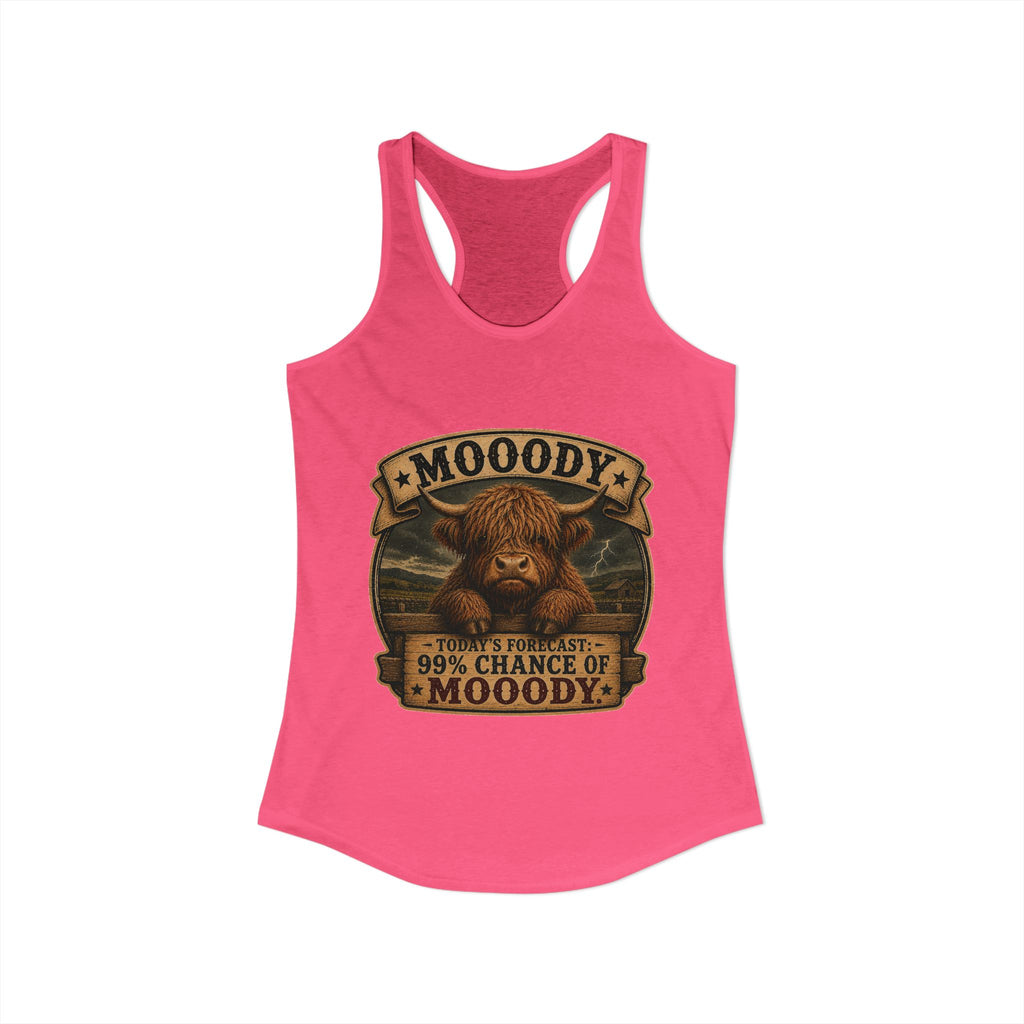 Mooody Highland Women's Ideal Racerback Tank