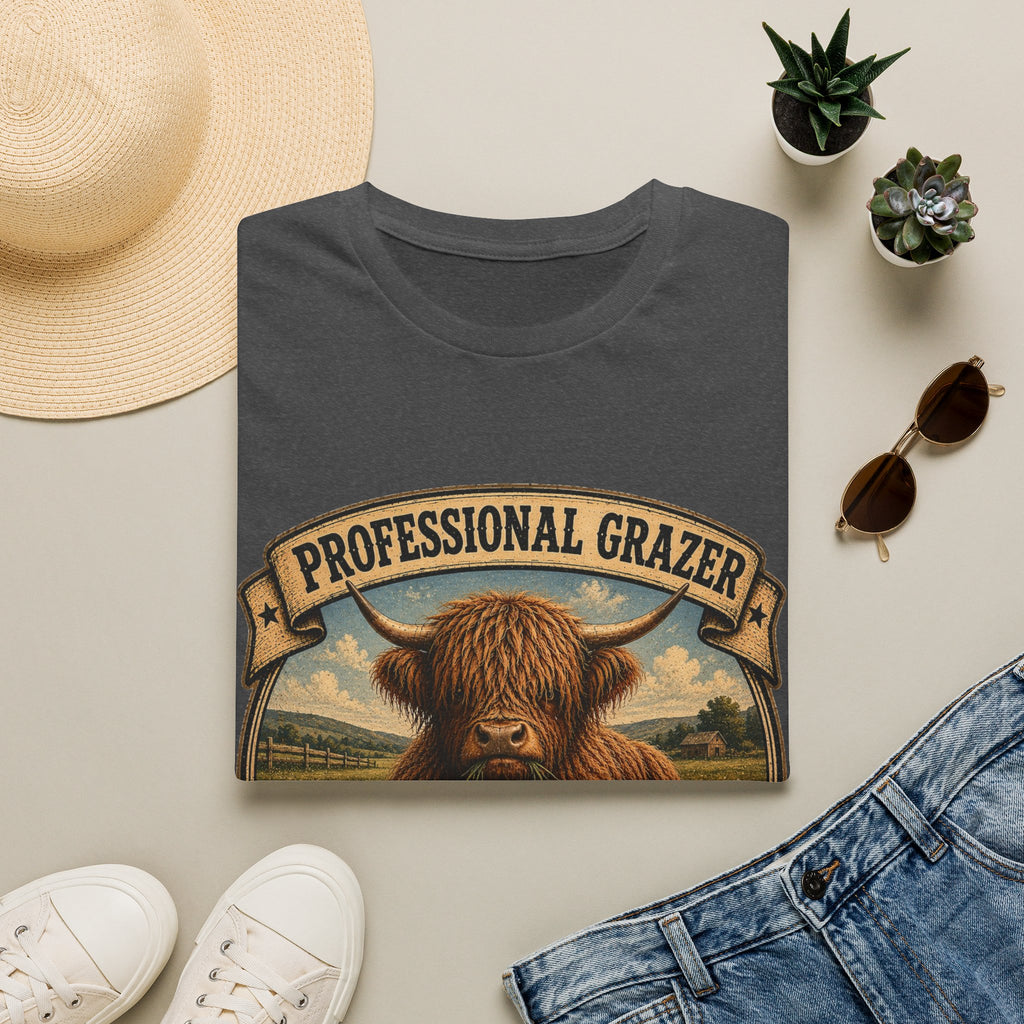 Before and After Coffee Highland Cow Unisex Softstyle T-Shirt