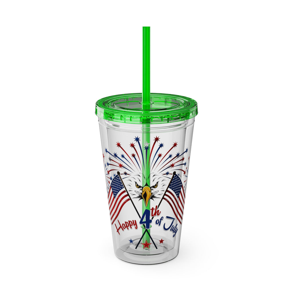 Sunsplash Tumbler with Straw, 16oz