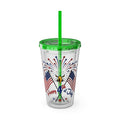 Sunsplash Tumbler with Straw, 16oz