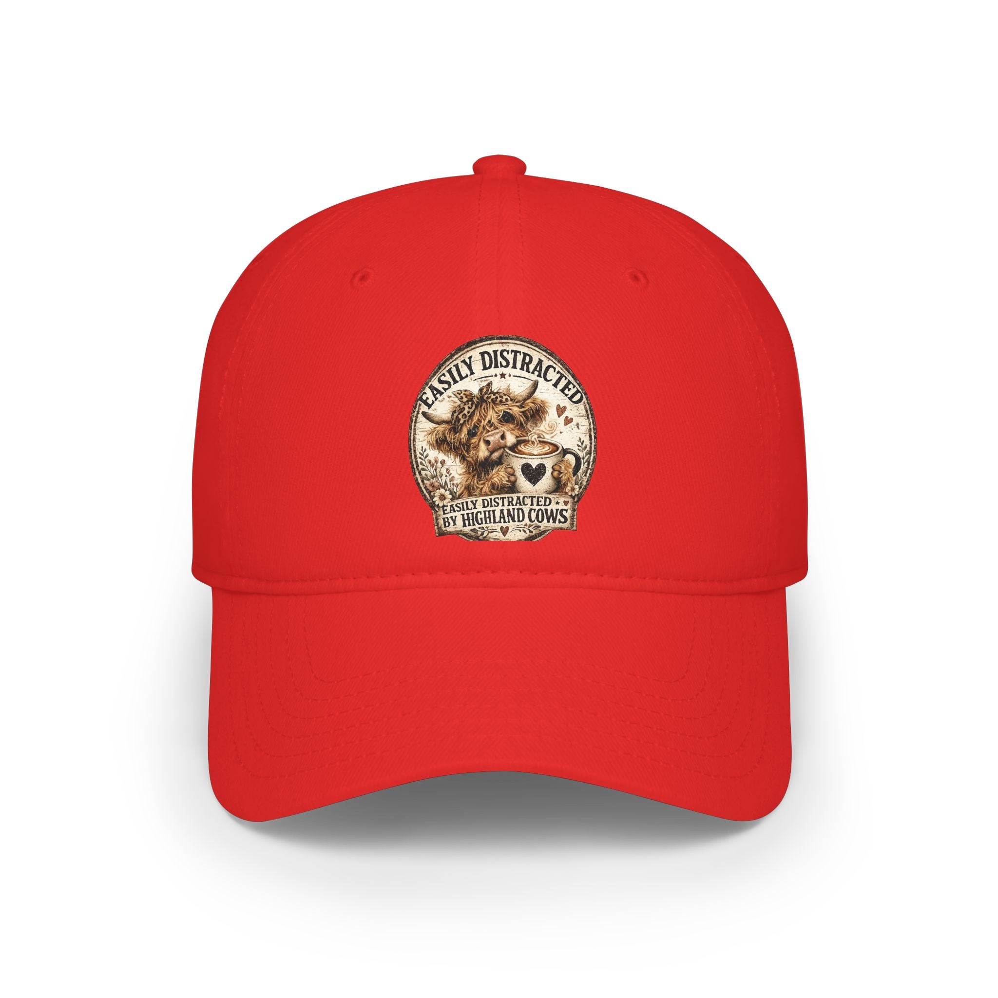 Easily Distracted by Highland Cows Baseball Cap