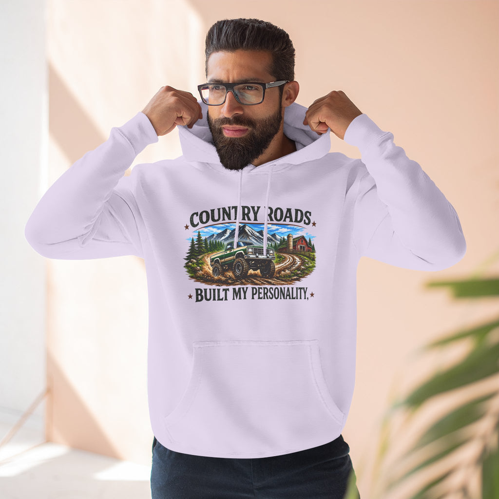 Country Roads Truck Three-Panel Fleece Hoodie
