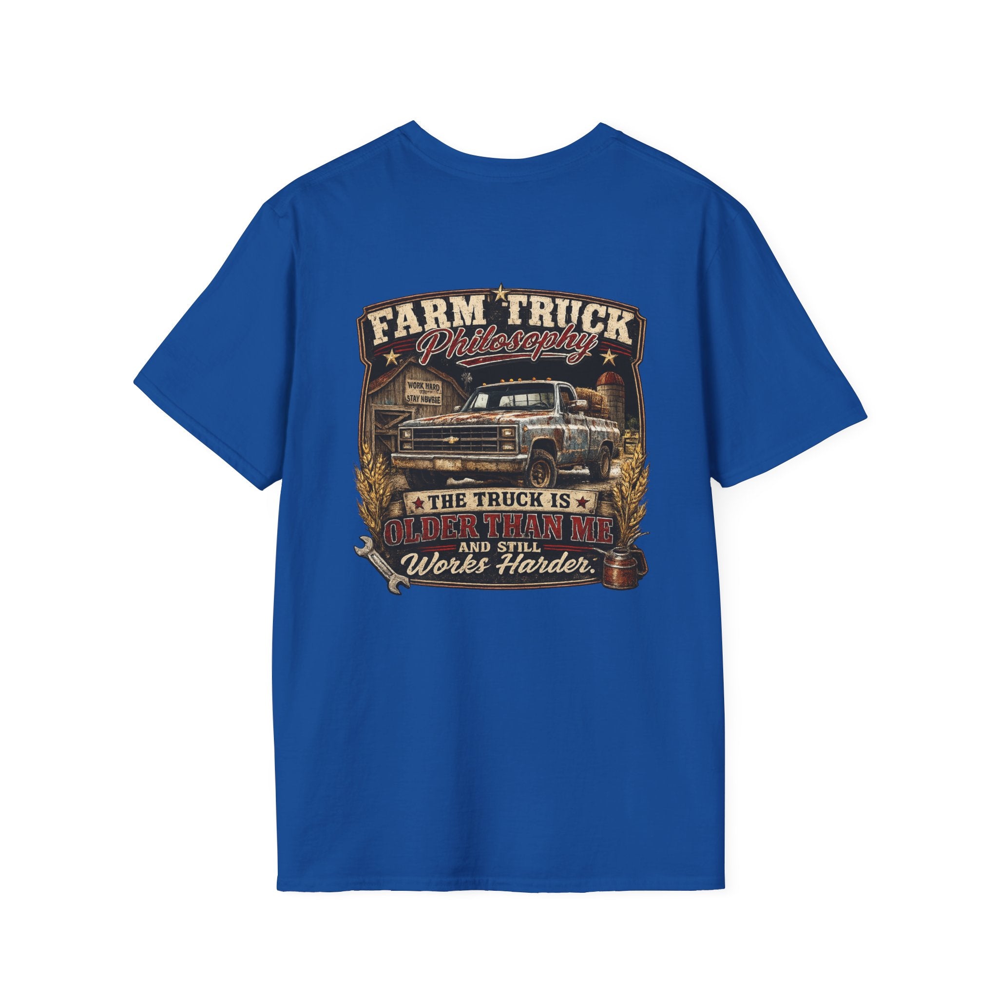 Farm Truck - Chevrolet K30 Vintage Badge T-Shirt