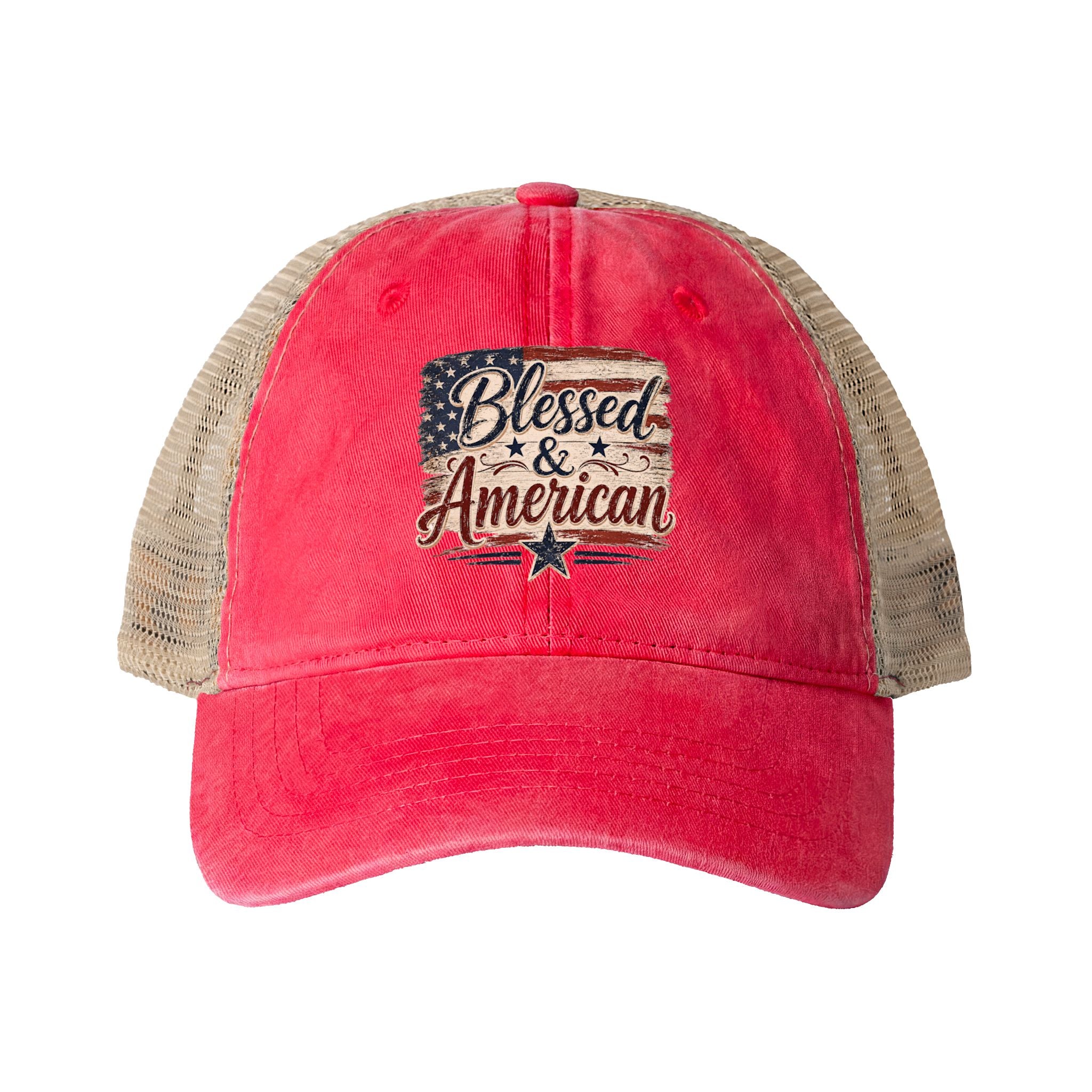 Women's Washed Mesh-Back Cap
