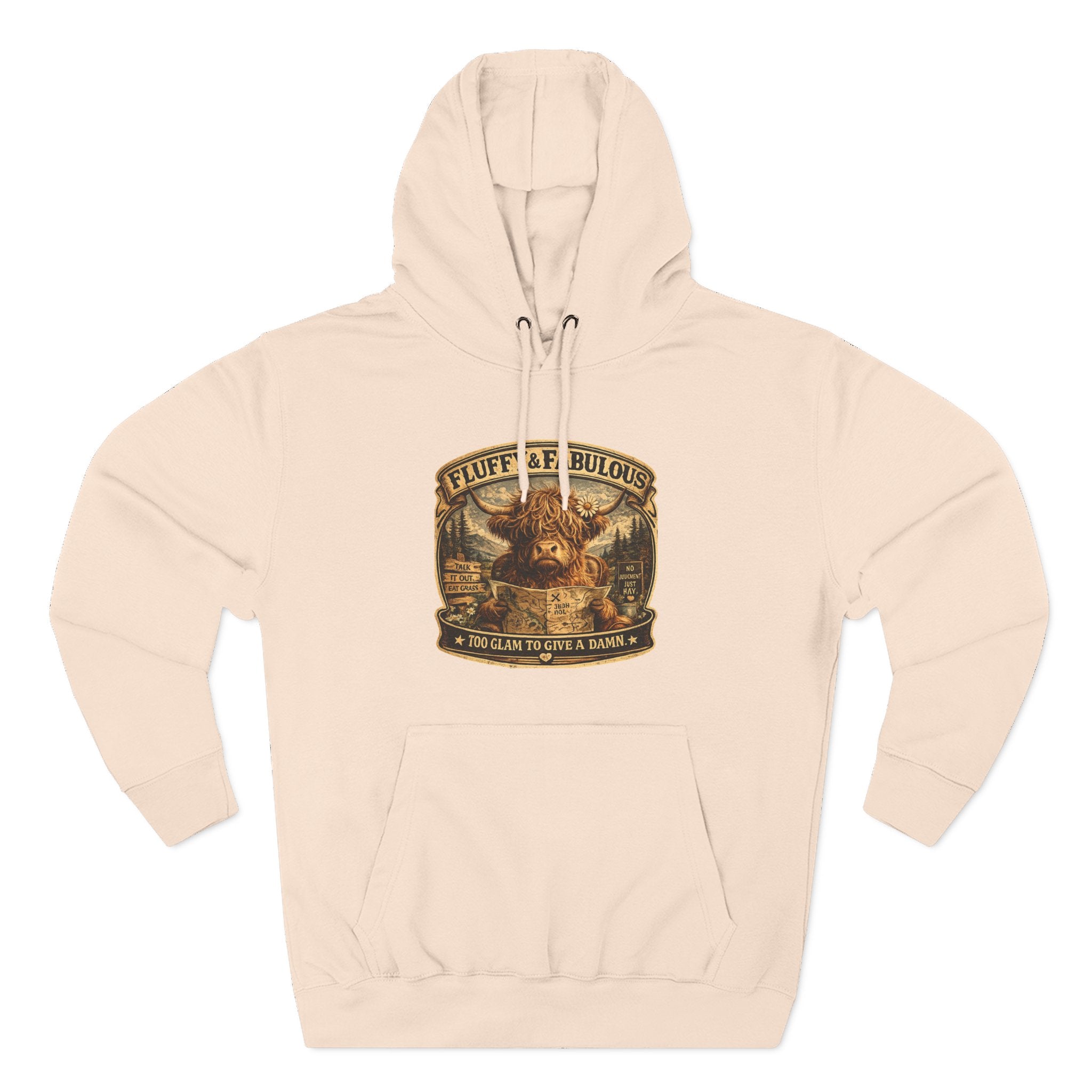 Fluffy & Fabulous Three-Panel Fleece Hoodie