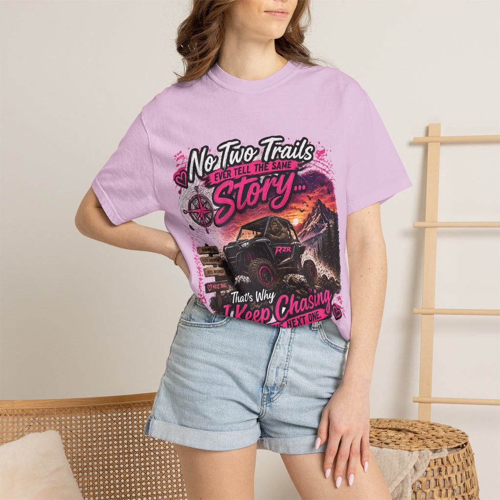Off‑Road Truck T‑Shirt — “No Two Trails Ever Tell the Same Story” Adventure Tee