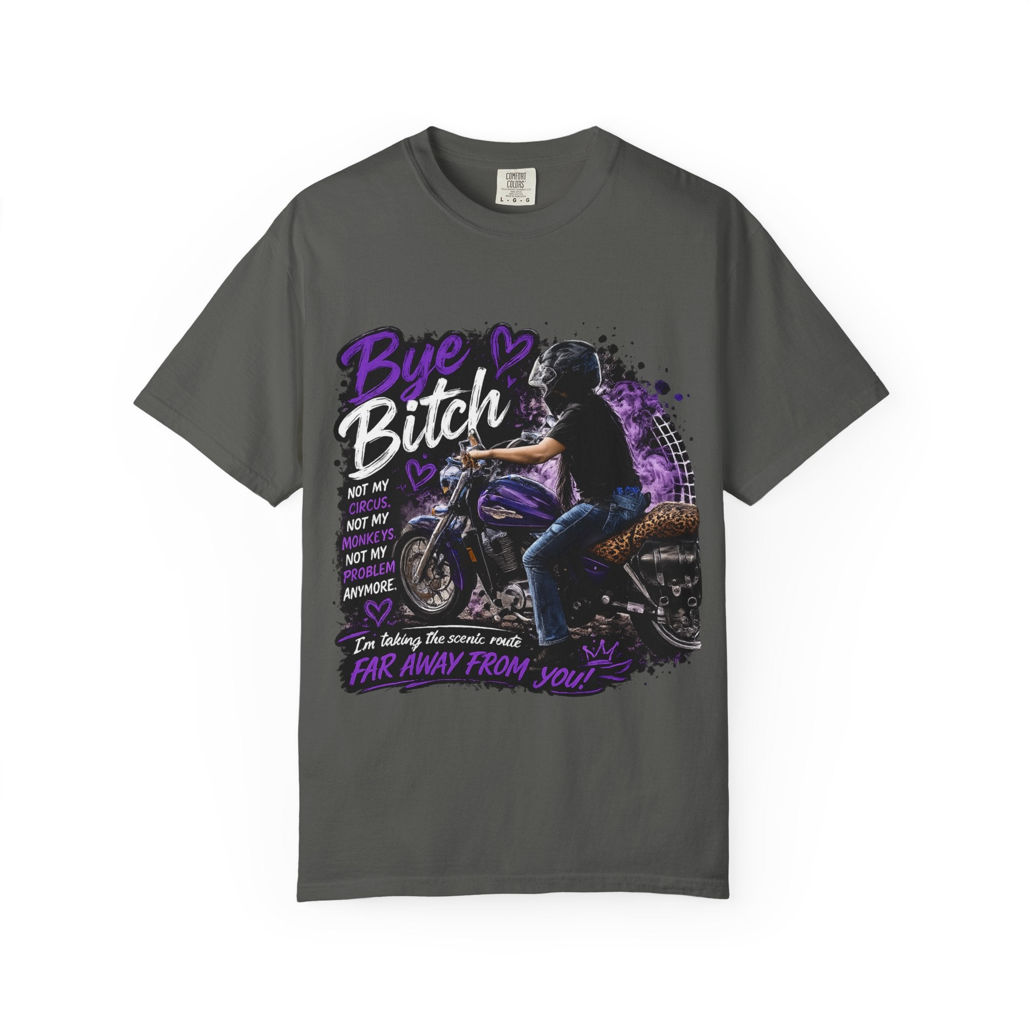 Bye Bitch Motorcycle T-Shirt — Women's Rider Graphic Tee