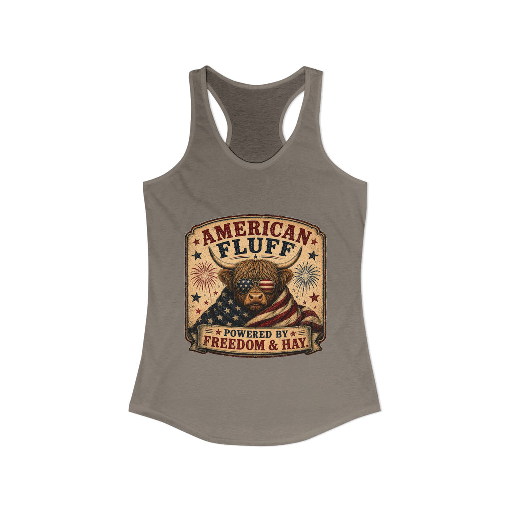 American Fluff Women's Ideal Racerback Tank