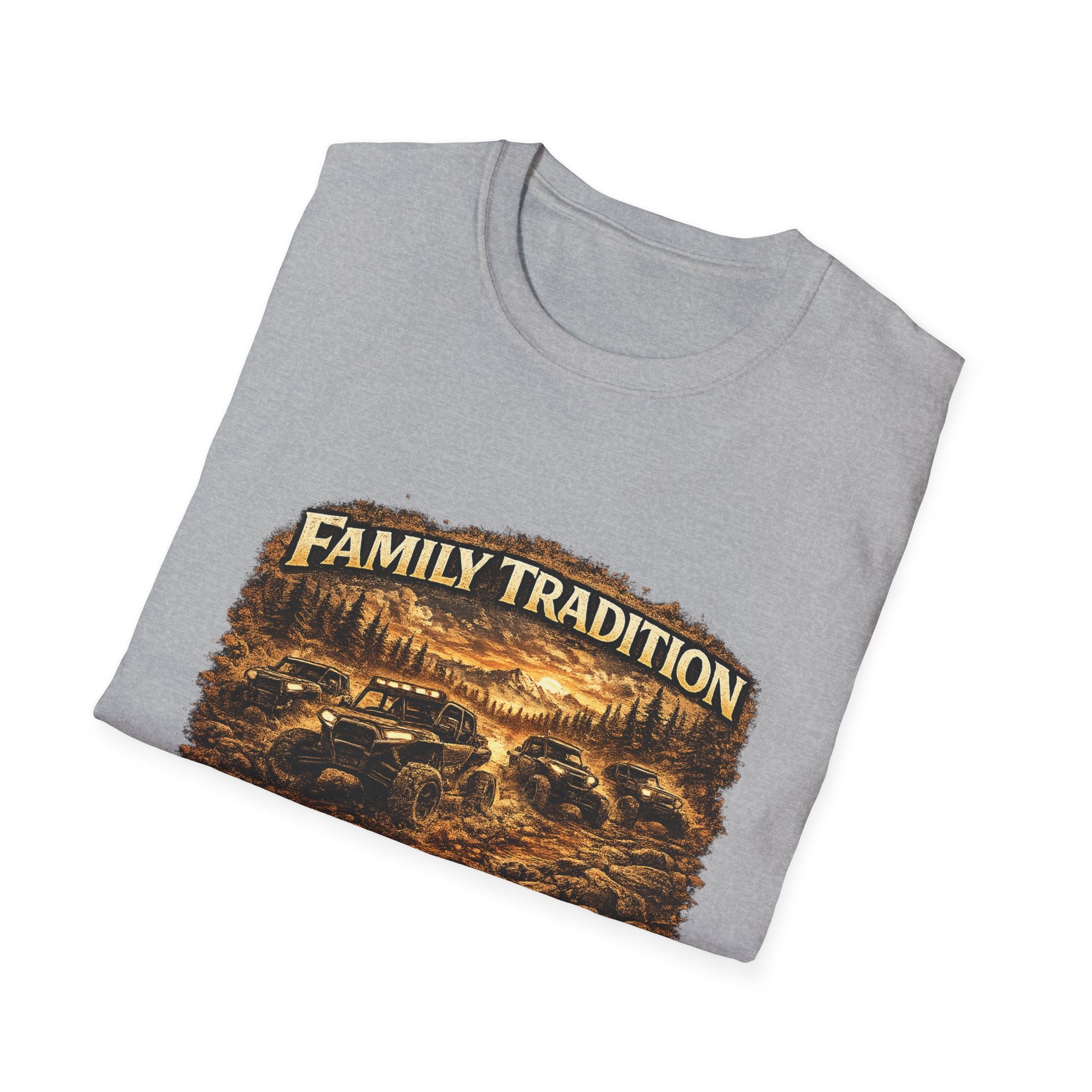 "Family Tradition" Off-Road Truck Vintage Graphic — T-Shirt