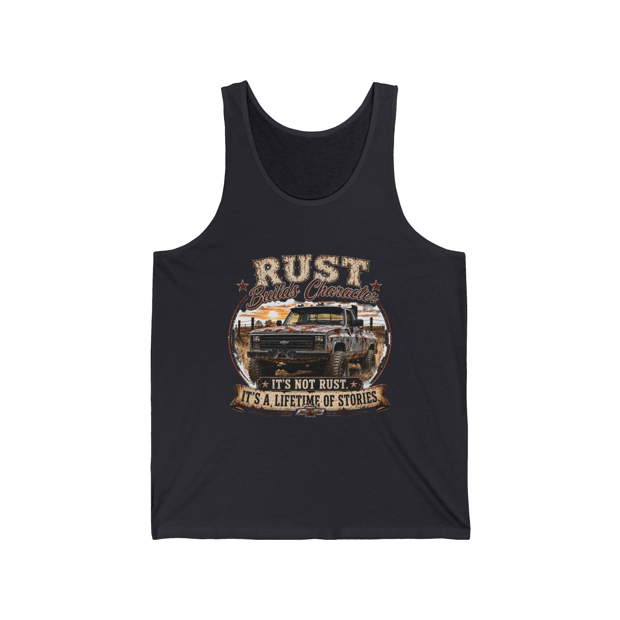 Rust Builds Character Jersey Tank