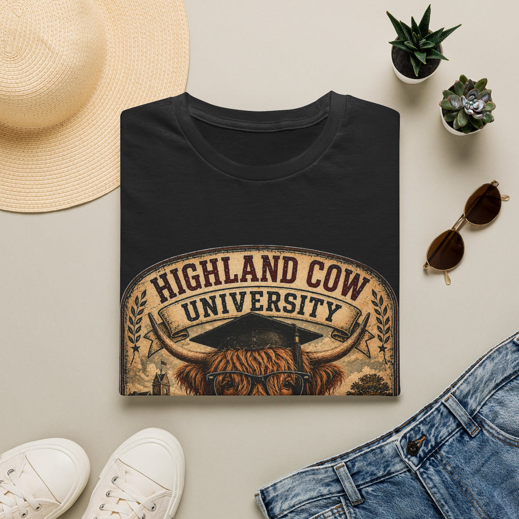 Highland Cow University Unisex Softstyle T-Shirt