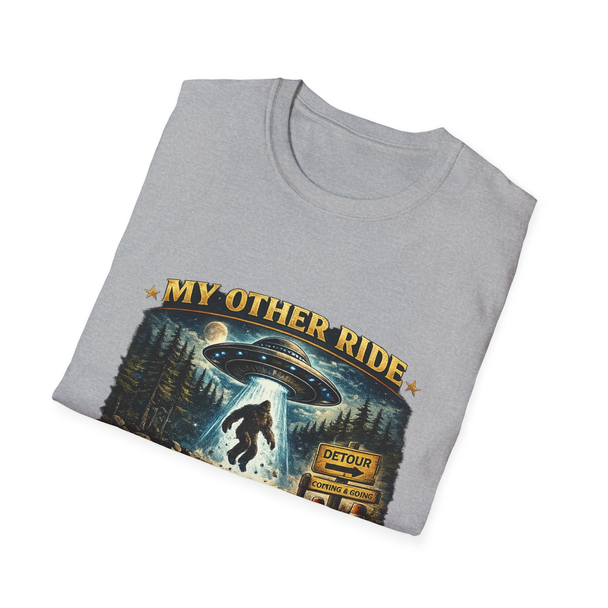 UFO Tee — "My Other Ride is Unconfirmed" Alien Abduction T-Shirt
