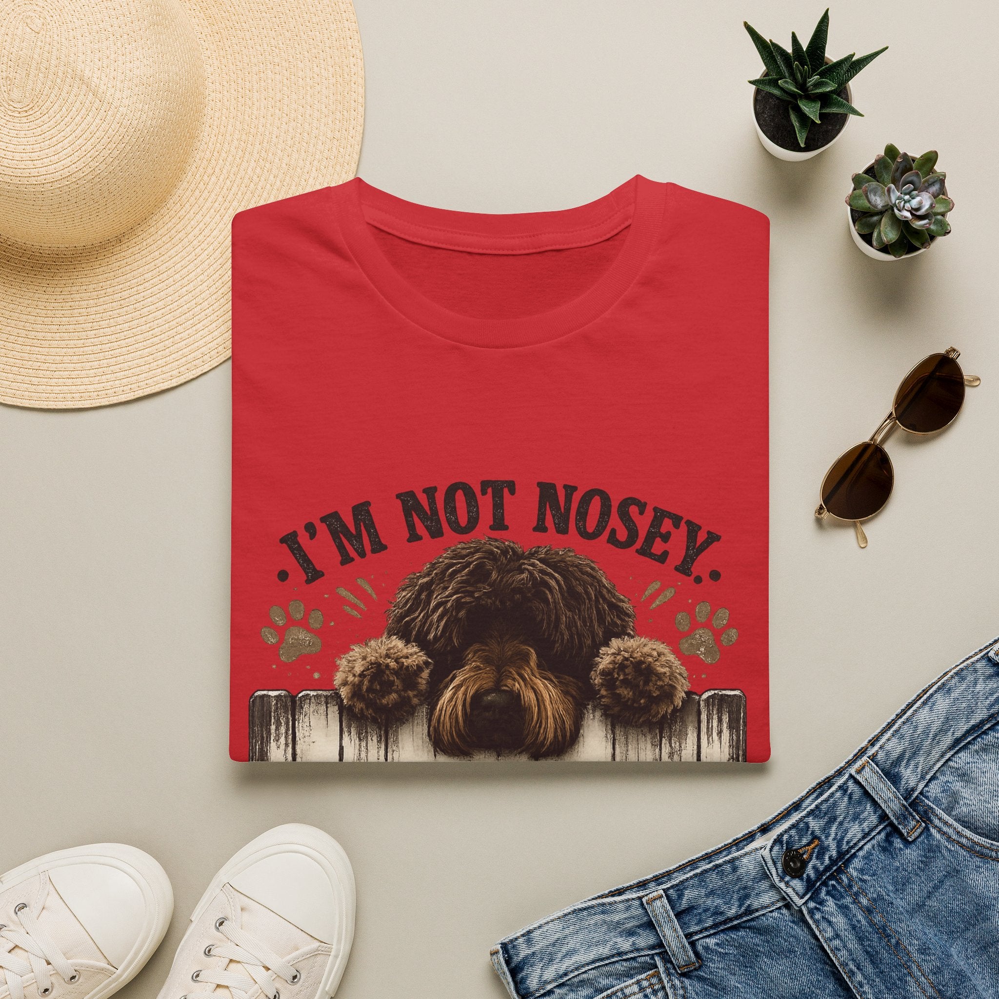 'I'm Not Nosey I'm the Neighborhood Security System' - Unisex Softstyle T-Shirt