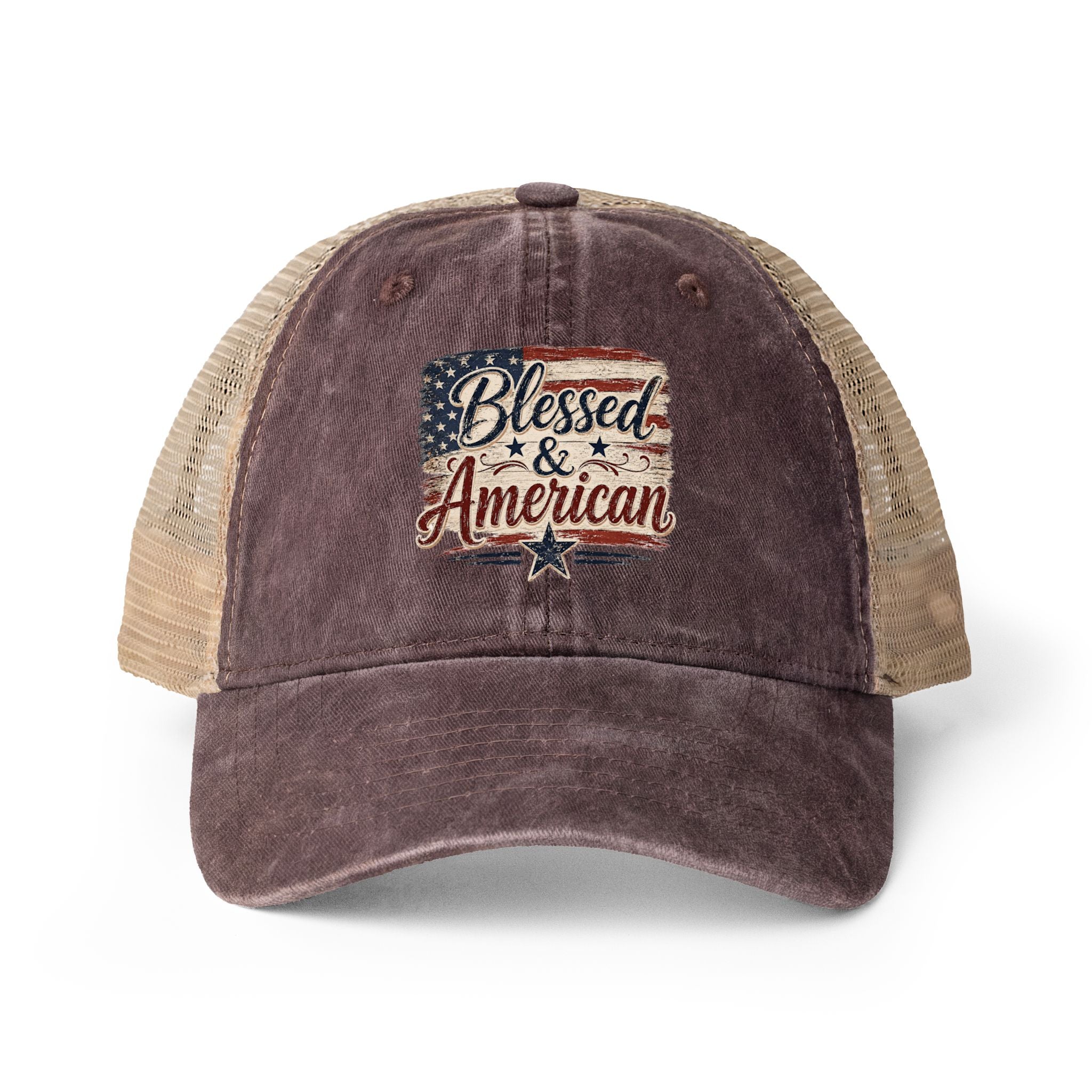 Women's Washed Mesh-Back Cap