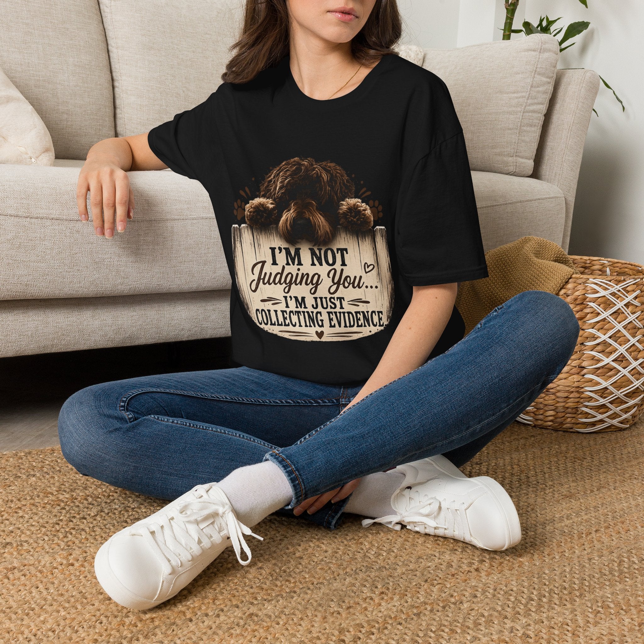 'I'm Not Judging You I'm Just Collecting Evidence' Unisex Softstyle T-Shirt