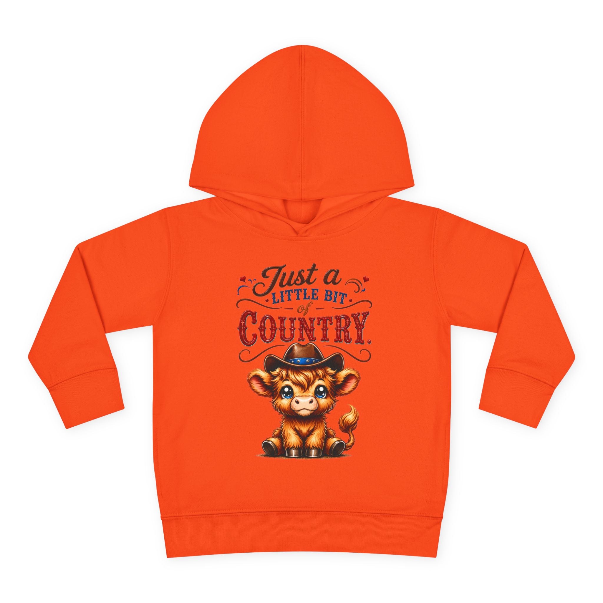 Just a Little Bit of Country Toddler Pullover Fleece Hoodie