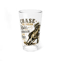 "Chase the Dream, Ride with Courage" Western Horse Bar Glass - Mixing Glass