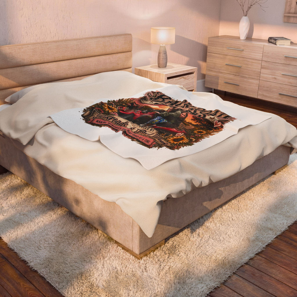 Backroad Besties Velveteen Plush Blanket