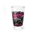 "Let's Get Naked" Jeep 16oz Pint Glass - Mixing Glass