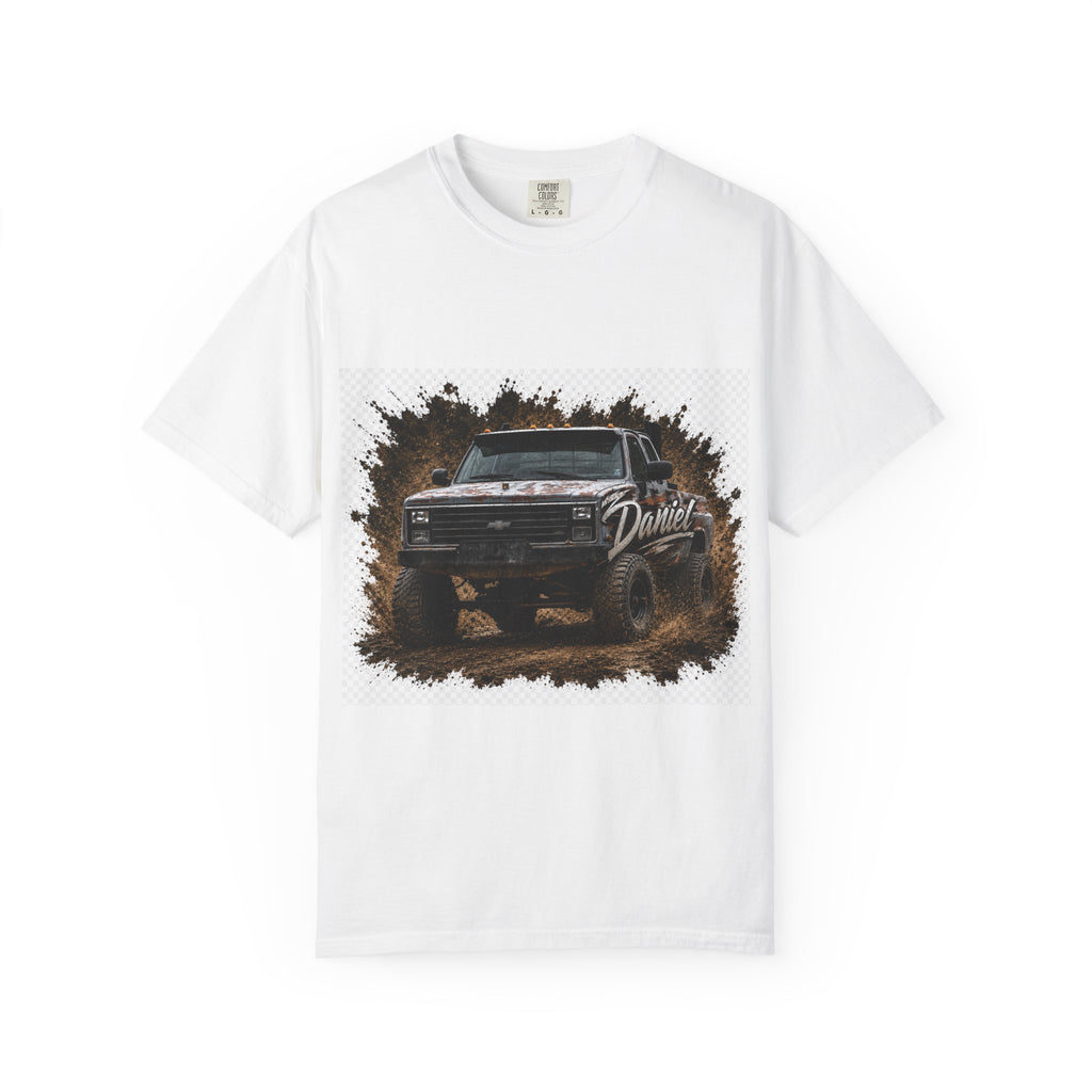 Off-Road Mud Truck T-Shirt — Vintage 4x4 Pickup Graphic Tee "Daniel"