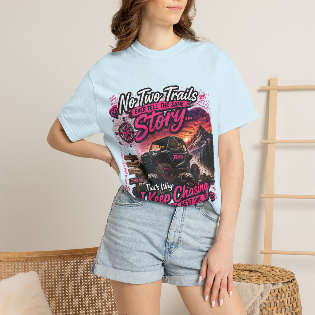 Off‑Road Truck T‑Shirt — “No Two Trails Ever Tell the Same Story” Adventure Tee