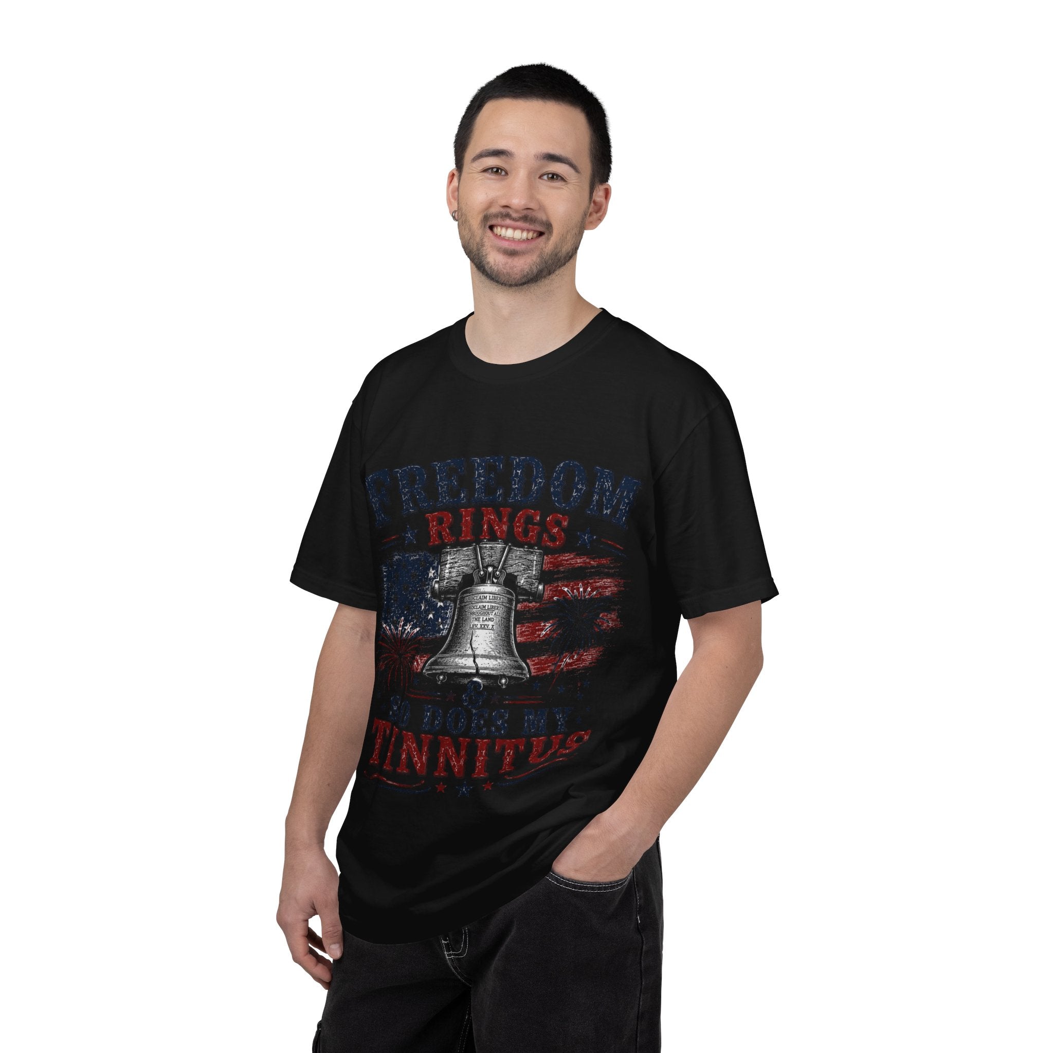 Patriotic 'Freedom Rings So Does My Tinnitus' T-Shirt