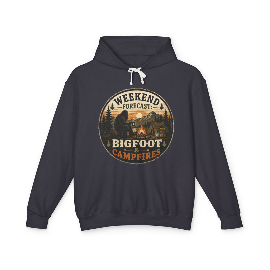Weekend Forecast Bigfoot & Campfires Hooded Sweatshirt