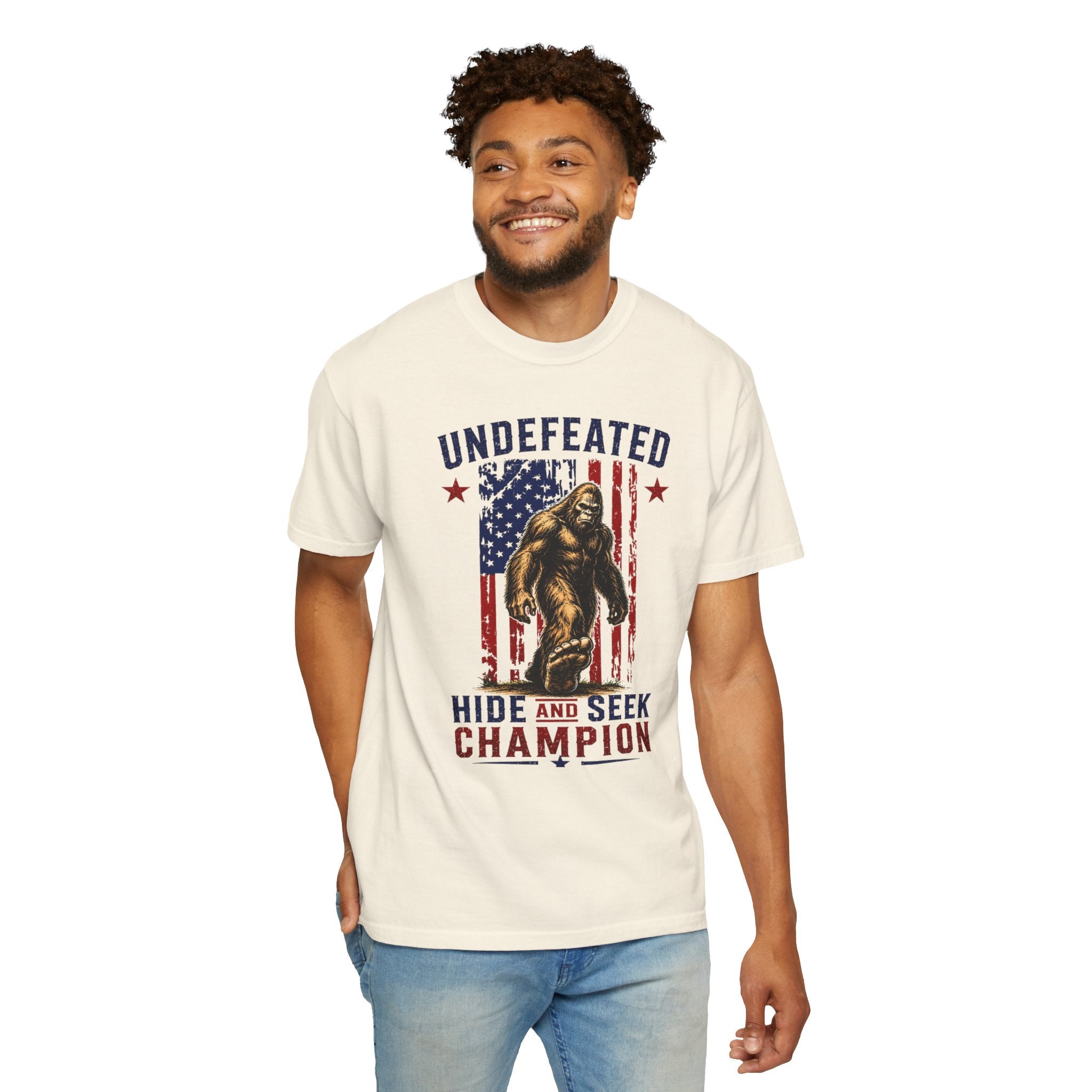 Undefeated Hide and Seek Champion 4th of July T-shirt