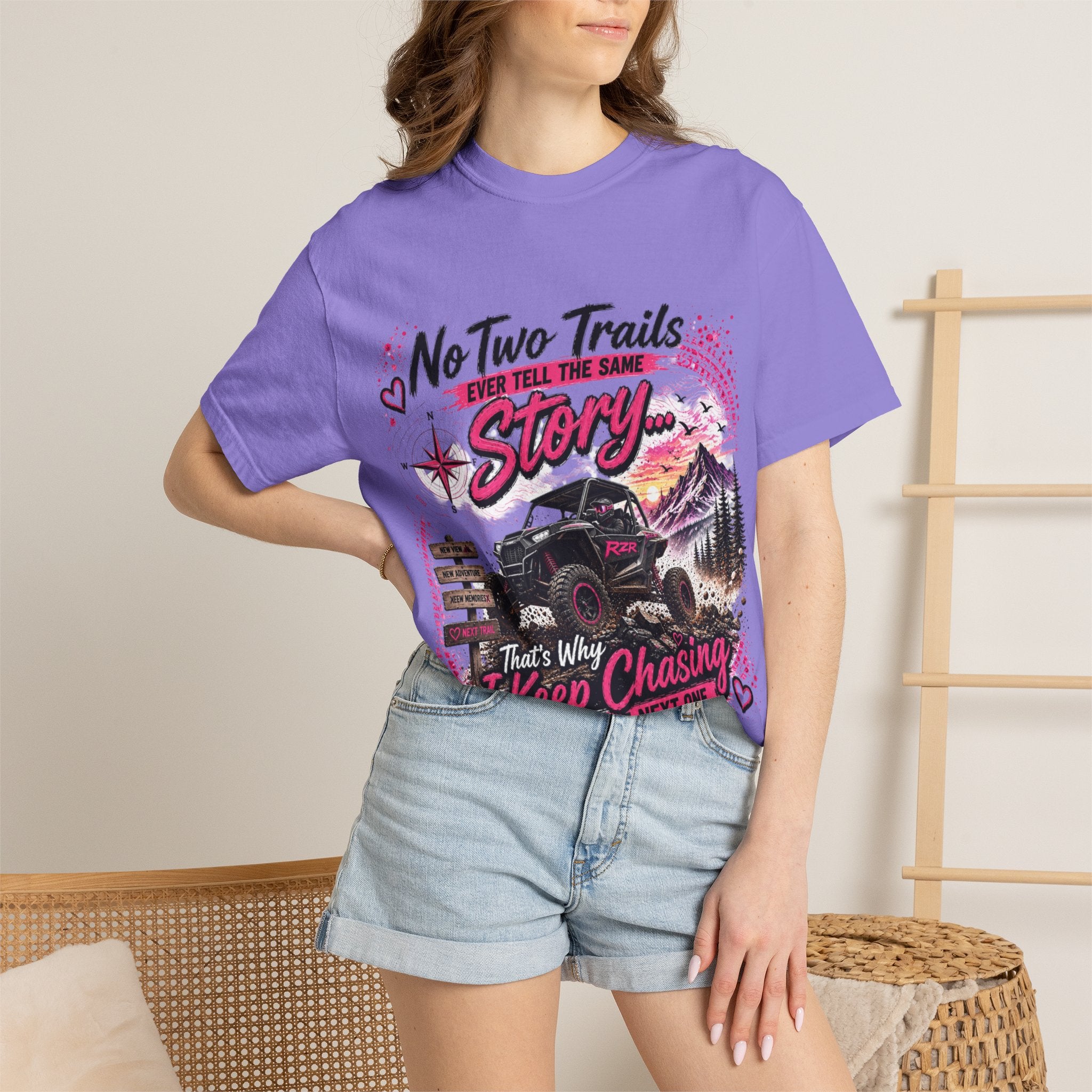 Off-Road Truck T-Shirt — "No Two Trails Ever Tell the Same Story" Adventure Tee