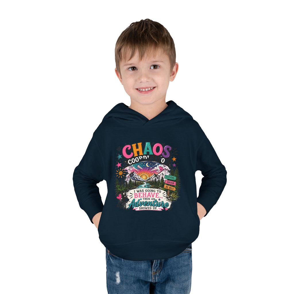 Chaos Coordinator Toddler Pullover Fleece Hoodie