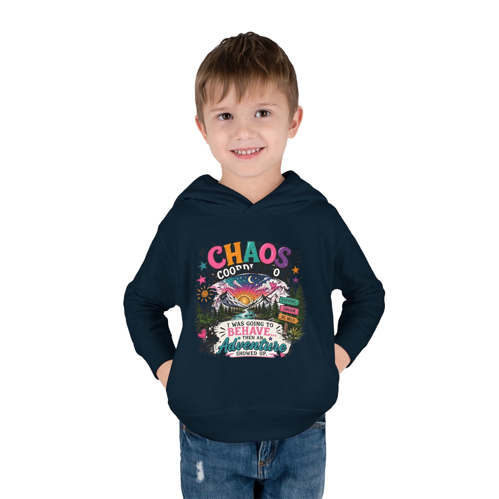 Chaos Coordinator Toddler Pullover Fleece Hoodie