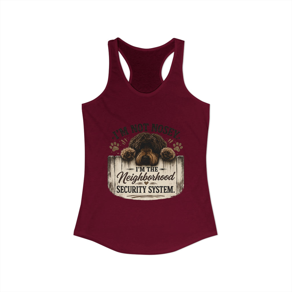 I'm Not Nosey Women's Ideal Racerback Tank