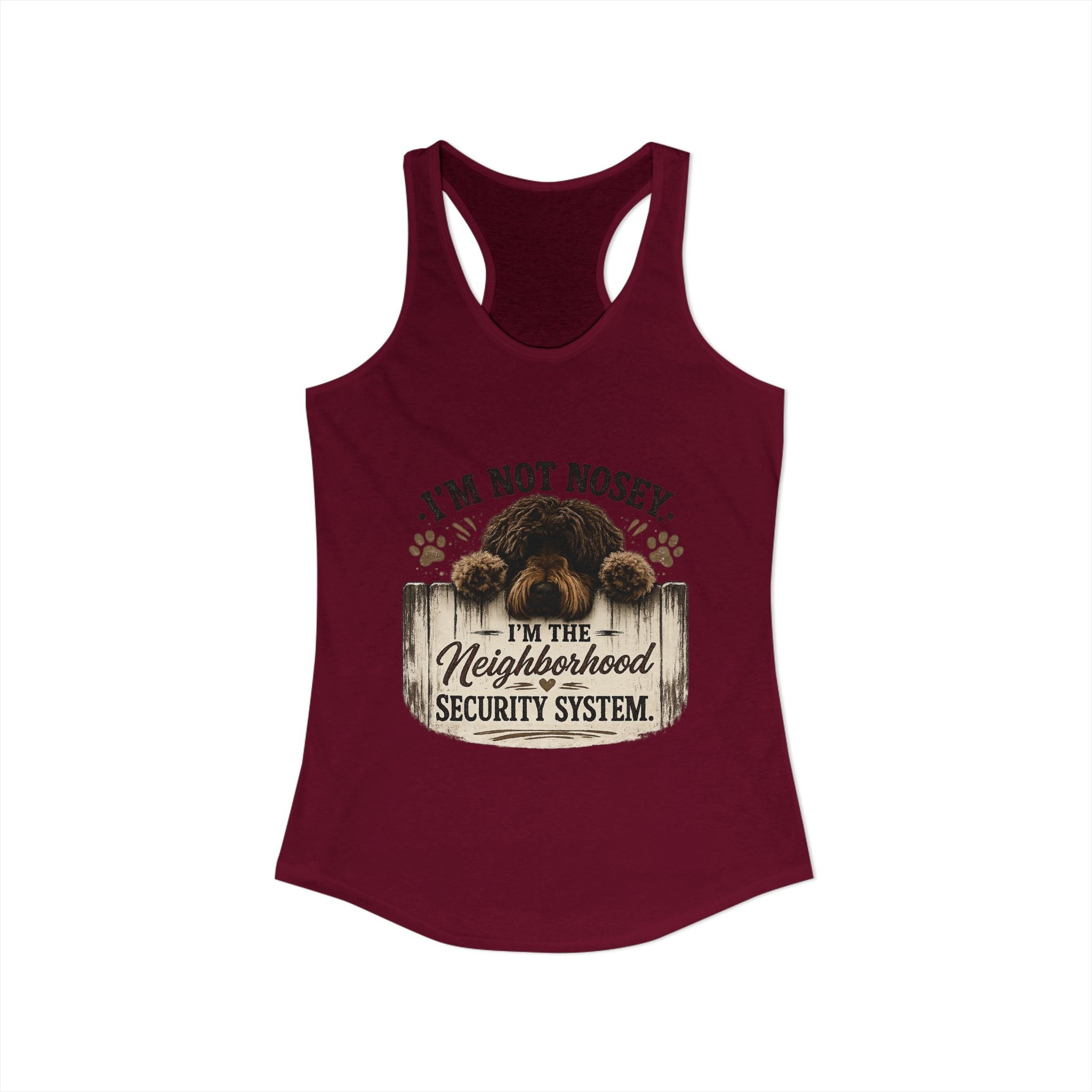 I'm Not Nosey Women's Ideal Racerback Tank